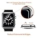 Premium Apple Watch Tempered Glass Screen Protector (Pack of 2) | Compatible with Apple Watch 42mm Series 1, 2 & 3 | Durable, Scratch-Proof & Ultra High-Clarity Screen Protector