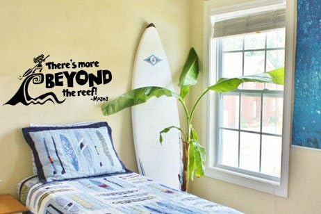 Inspired by Moana Wall Decal Sticker There's More Beyond The Reef