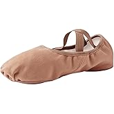 Stelle Women Ballet Shoes Highly Stretch Canvas Adult Ballet Slippers Split Sole Yoga Dance Shoe for Girls Boys