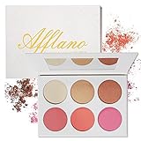 Blusher & Illuminator Highlighter & Bronzer Powder Contour Collection Set - 3 Bl