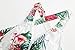 Begonia.K Women's Tropical Print Deep V-Neck Criss Cross Floral One Piece Swimsuit