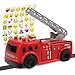 Inductive Fire Truck Follow any Line New Toys for Kids with BONUS Funny Stickers| Educational Mini Magic Inductive Toy Perfect for Toddlers | Prime Best Quality Learning Follower (Truck)