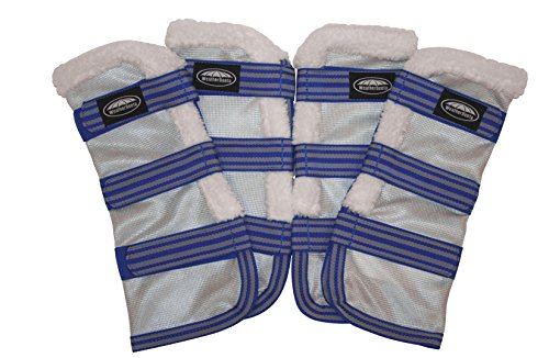 Weatherbeeta Comfitec Airflow Mesh Wraps Grey/Blue/Grey Full