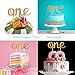 Birthday Decoration Set - Baby Partyr Crown,Girl/Boy 1st Birthday Party Hat Princess Tiara Hat Includes Cake Topper One 