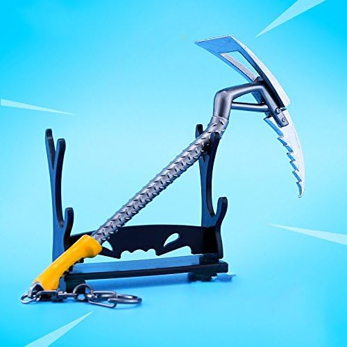 Games 5.1" Rock Climber Metal Pickaxe Hoe Model Figure Toys Collection key chain Collection