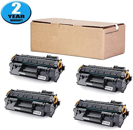 Hobbyunion 05A CE505A Toner Cartridge 4 Pack Replacement for LaserJet P2035 P2035N P2050 P2055 P2055D P2055DN P2055X