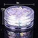 BORN PRETTY Fluorescent Glass Paper Nail Flakies Irregular Paillette Nail Art Glitter Sequins Flakes 4 Colors