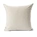 Kingla Home Cotton Linen Coastal Theme Conch Shell Throw Pillow Cover Decorative Square Cushion Covers 18 X 18 Inch Home Pillowcase