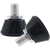 ERINGOGO Roller Skate Toe Stops Adjustable Brake Tools for Quad Skates 2.08 X 1.92 X 1.92 in Rubber Toe Plugs for Indoor Outdoor Use Easy Install Pair
