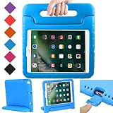 BMOUO Case for New iPad 9.7 Inch 2018/2017 - Shockproof Case Light Weight Kids Case Cover Handle Stand Case for iPad 9.7 Inch 2017/2018 (iPad 5th and 6th Generation) Previous Model - Blue
