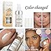 XEDUO TLM Flawless Colour Changing Warm Skin Tone Foundation Makeup Base Nude Face Moisturizing Liquid Cover Concealer for women girls (White)