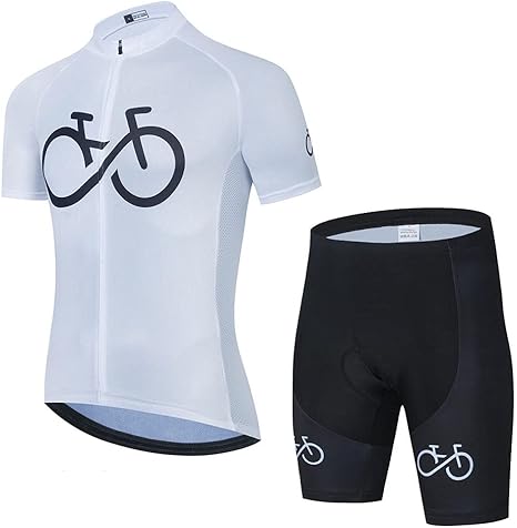 Amazon Co Jp 半袖サイクリングウェア メンズサイクリングウェア トップセットとボトムセット 自転車 ロードバイク 自転車 耐摩耗性衣類 サイクリングシャツ 吸汗性 速乾性 春と夏の通気性 メンズサイクリングジャージーセット半袖ロードmtbバイク衣類ロード