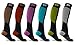 Extreme Fit Copper Compression Socks for Men & Women - made for running, athletics, pregnancy and travel - 6 Pair (Large/X-Large)
