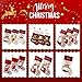 WEWILL Express Set of 3, 18'' Personalized Christmas Stockings with Embroidery Technology Xmas Stockings for Family Kids