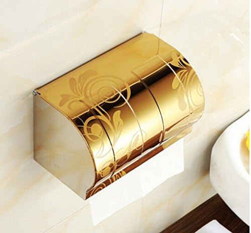 jlysheng Toilet napkin Box tissue box Stainless steel toilet tray-free hole pumping paper box bathroom roll tray rack waterproof toilet napkin box,K20 Gold Motorcycle Wheels 20 cm