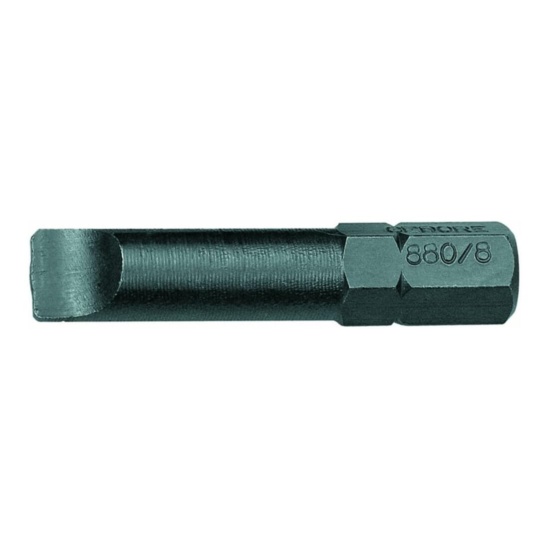 GEDORE Screwdriver Bit 5/16 Inch Slotted 8 mm, 1 Piece, 880 8