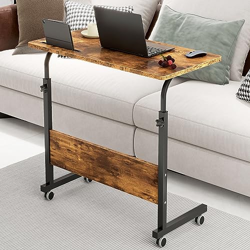 Rolling Laptop Stands Desk Cart Height Adjustable, Soges 31.5 Inches