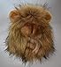 RosyLife Lion Mane Wig for Cat Costume Pet Adjustable Washable Comfortable Fancy Lion Hair Cat Clothes Dress for Halloween Christmas Easter Festival Party Activity (Brown)