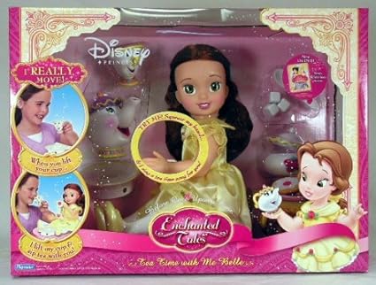 belle doll with tea set