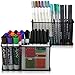 Workablez Magnetic Pencil Holder - 3 Generous Compartments Magnetic Storage Basket Organizer - Extra Strong Magnets - Perfect Mesh Pen Holder to Hold Whiteboard, Locker Accessories…