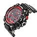 SINOBI Men's Sport Watch Digital Analog Waterproof Military LED Rubber Strap Wrist Chronograph Watch