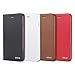 B BELK Case for iPhone X, Premium Leather [Ultra Slim] Flip Wallet Cover Case [Stand Feature] [Card Slots] [Magnetic Closure]