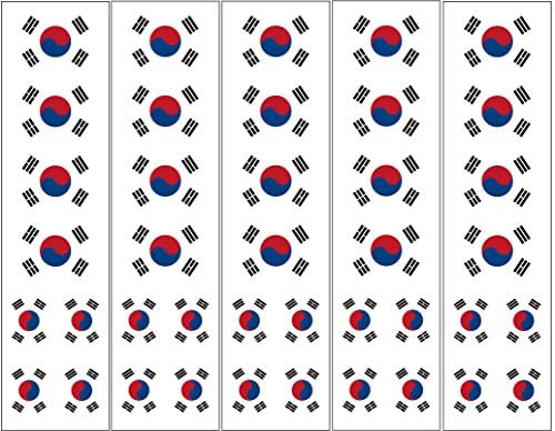 40 Tattoos South Korean Flag Korea Party Favors