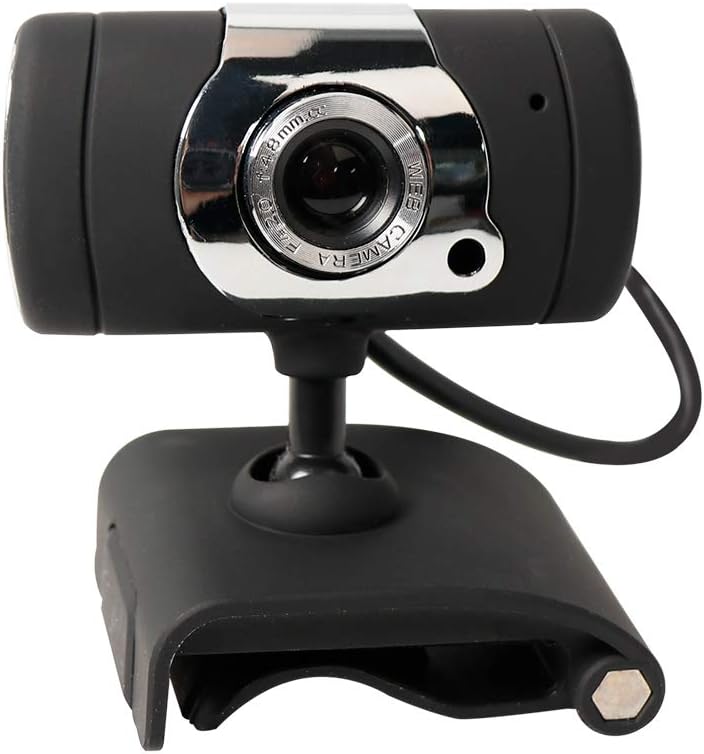 Mcscants HD USB Webcam with Microphone For PC Computer Laptop Cams USB 2.0 50.0M Live Streaming Webcam Video Calling Computer Camera With CD Driver Microphone MIC Rotatable A847 Black