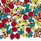 Fun Express 144 Mini Insect Erasers