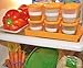 Sprout Cups Baby Food Storage 2oz Containers w Lock-in-Place Storage Tray & Lids (12pk) -The Stackable, Datable, Dry-Erasable, Leakproof BPA-Free Jars, Freezer, Microwave & Dishwasher Safe, Gift