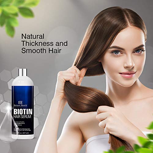 Botanic-Hearth-Biotin-Hair-Growth-Serum-Restorative-Enriched-with-Biotin-Pro-Vitamin-B5-to-Help-Hair-Nourish-Strengthen-Promotes-Thicker-Healthy-Looking-Hair-for-Men-Women-8-fl-oz