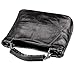 Jack&Chris Splicing Satchel Crossbody Bags for Women Leather Top Handle Handbags, WB503 (Black) ...