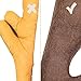Mak Tools Christmas Reindeer Antlers Car Decoration Kit with Jingle Bell Brown, Large