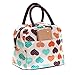 JASSINS Cute Love Heart Lunch Bag Tote Bag Lunch Organizer Lunch Holder Lunch Container (Pink)