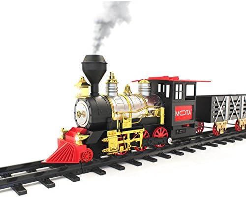Premium Classics Toy Train Set With Authentic Sounds and Working Lights