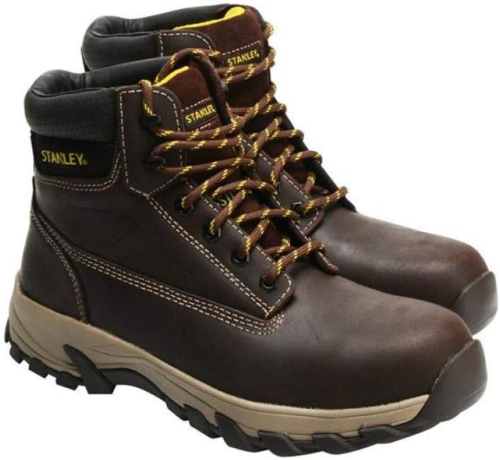 STANLEY Clothing Tradesman SB-P Brown Safety Boots UK 6 EUR 39/40, Black, 6 UK