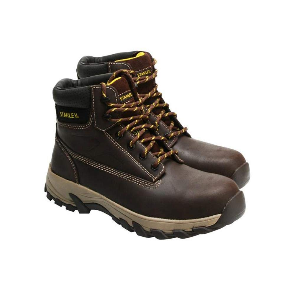 STANLEY Clothing Tradesman SB-P Brown Safety Boots UK 6 EUR 39/40