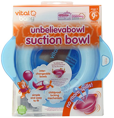 Vital Baby Unbelievabowl Set, Blue