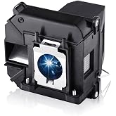 EWO'S ELP68 Replacement Lamp Bulb for Epson-ELPLP68-PowerLite-Home-Cinema 3020 3020E 3010 3010E Projectors
