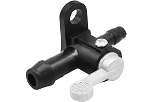 Wai Danie 1/4" Inline Fuel Petcock Valve Cut-Off Switch Fuel Tank Shut Off Valve Compatible with Yamaha PW50 PW 50 PY50 50cc for 50Cc-250Cc Chinese Scooters Mopeds Quads ATV Dirt Pit Bikes