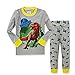 VICVIK Dinosaur Little Boys' Long sleeve Pajama Sets 100% Cotton Kids Pjs