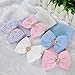 Gellwhu 5-Pack Newborn Baby Girl Bow Hats caps Beanies Hospital Infant hat Clothes Outfits