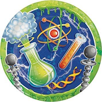 Mad Scientist Birthday Party Bundle Plates (24)
