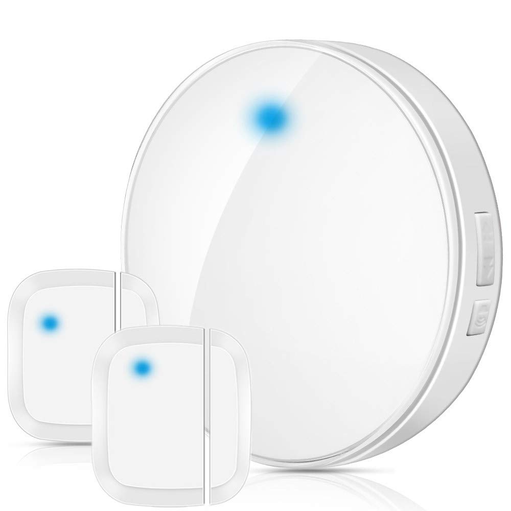 Wsdcam Door Open Chime Sensor Wireless for Business Home Store Shop