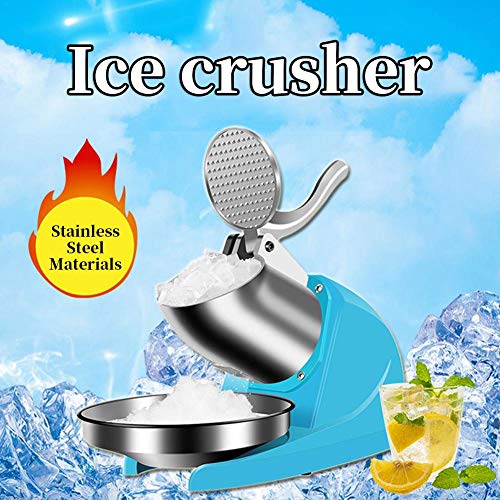 Earthily Elektrischer Ice Crusher - 380W Eiscrusher Maschine aus Rostfreier Stahl für Softdrinks, Cocktails oder kalte – Bild 4