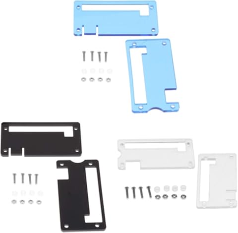 SDENSHI Carcasa Acrílica Negra Carcasa Carcasa Carcasa Protector para Raspberry Pi