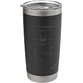 F-18 F/A-18E Super Hornet Jet Airplane Stainless Steel Insulated Tumbler