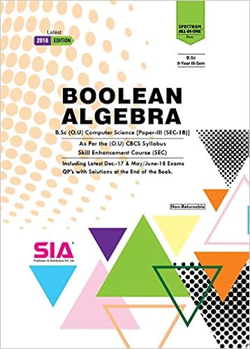 Amazon In Buy Boolean Algebra Computer Science Paper Iii B Sc Ii Year Iii Sem O U Latest 2018 Edition Book Online At Low Prices In India Boolean Algebra Computer Science Paper Iii B Sc Ii Year Iii Sem O U Latest