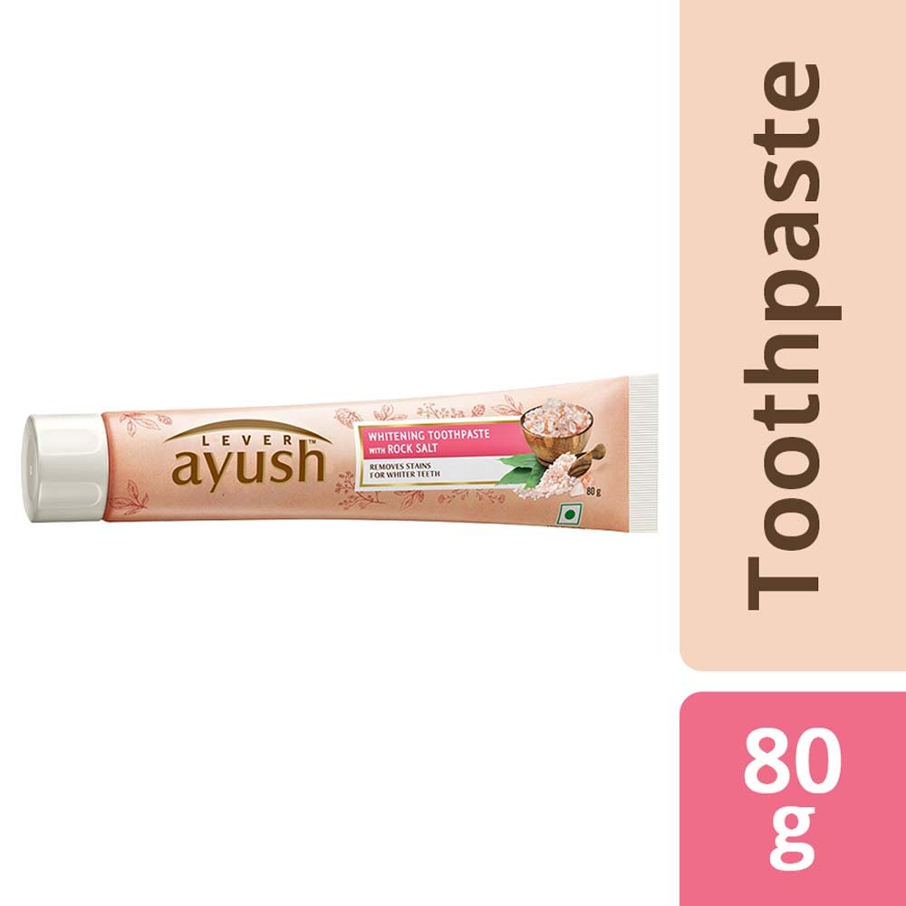 Ayush Whitening Toothpaste - 80g (Rock Salt) Rs.30
