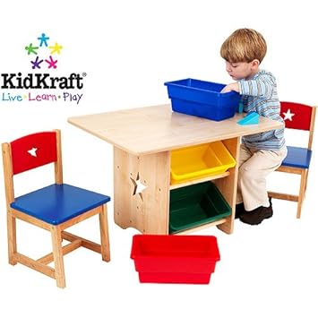 kidkraft star table and chair set